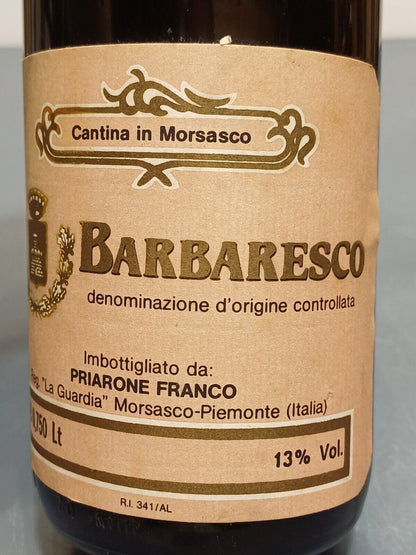 Barbaresco Priarone Franco 1981 bott. 75 cl 13%