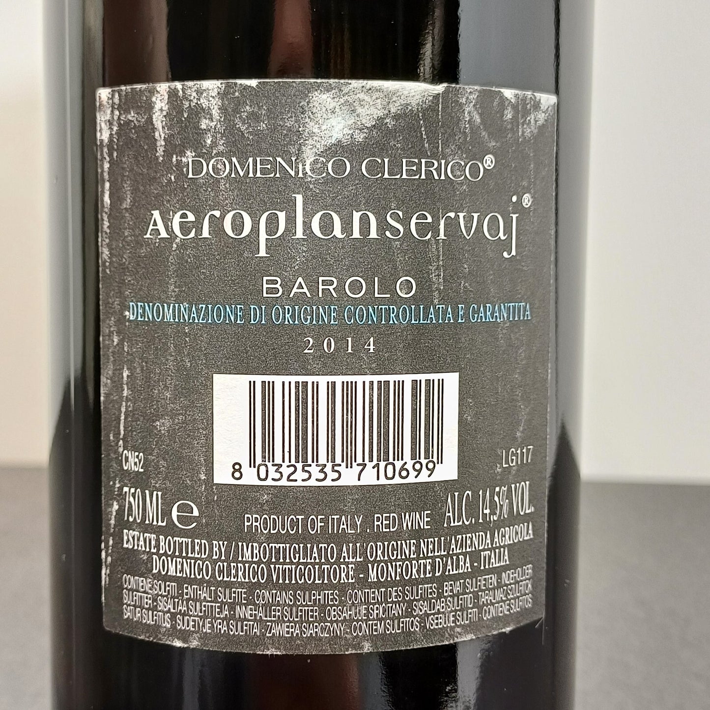 Barolo Aeroplanservaj 2014 Domenico Clerico Monforte D'alba bott.75 cl