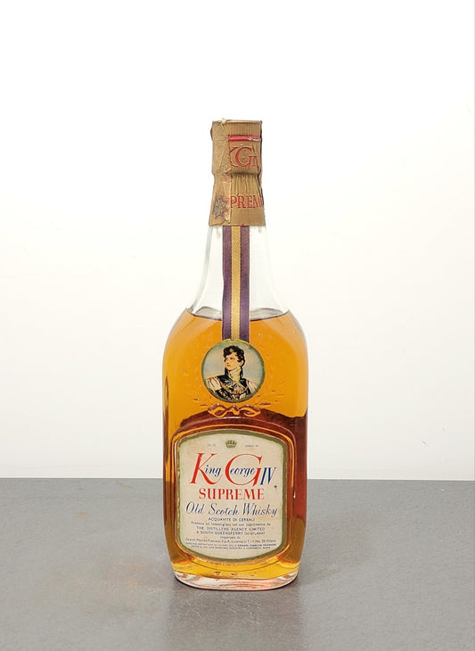 Whisky King George IV Supreme Old Scotch Whisky 1960s bott. 75 cl 43s