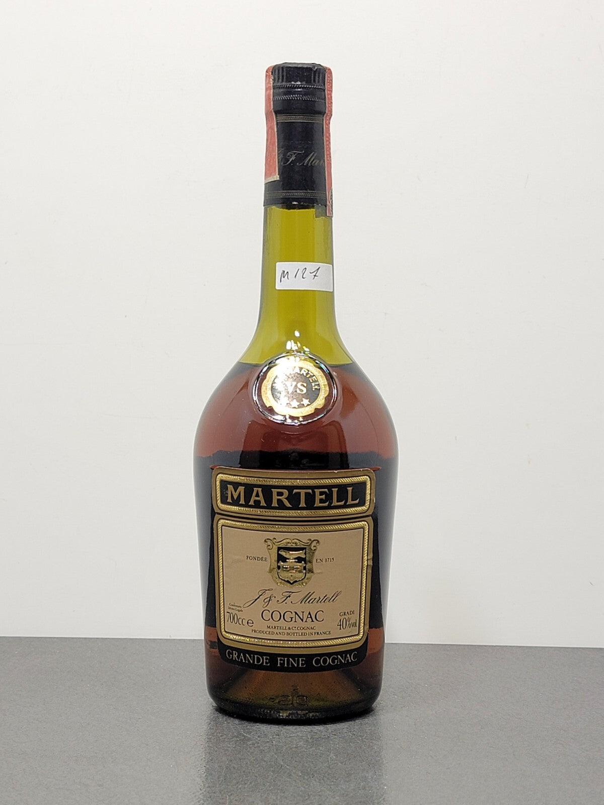 Cognac Martell 1980s Grande Fine Cognac bott.70 cl 40%