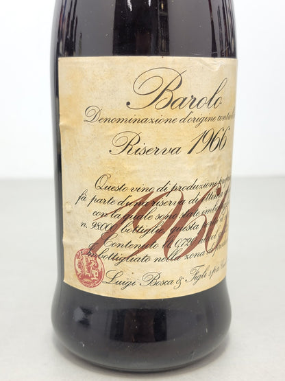 Barolo Bosca Riserva 1966 bott.72 Luigi Bosca cl 13.5%