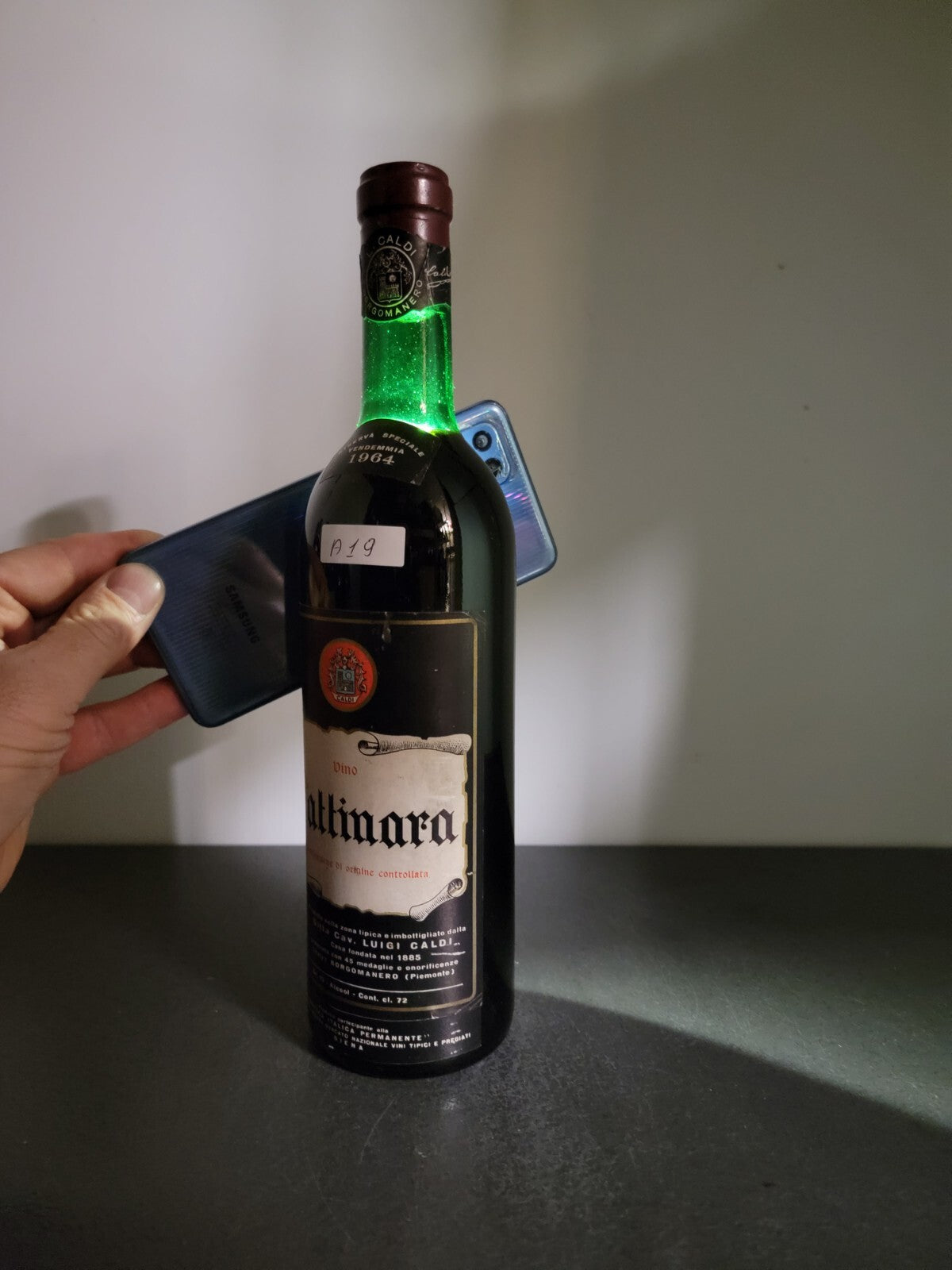 Gattinara Luigi Caldi 1964 Riserva Speciale bott.72 cl 13%