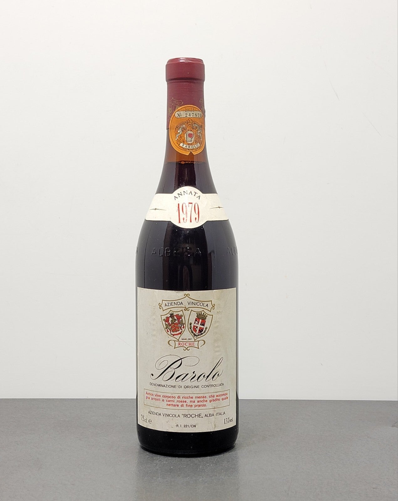 Barolo Roche 1979 Alba bott. 75 cl 13%