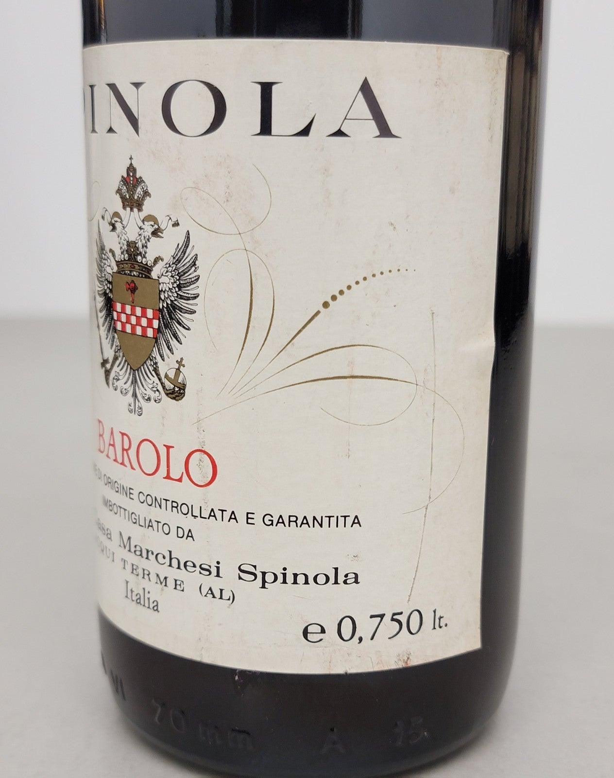 Barolo Marchesi Spinola 1983 Antica Casa Fratelli Spinola bott.75 cl 13%
