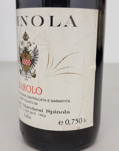 Barolo Marchesi Spinola 1983 Antica Casa Fratelli Spinola bott.75 cl 13%