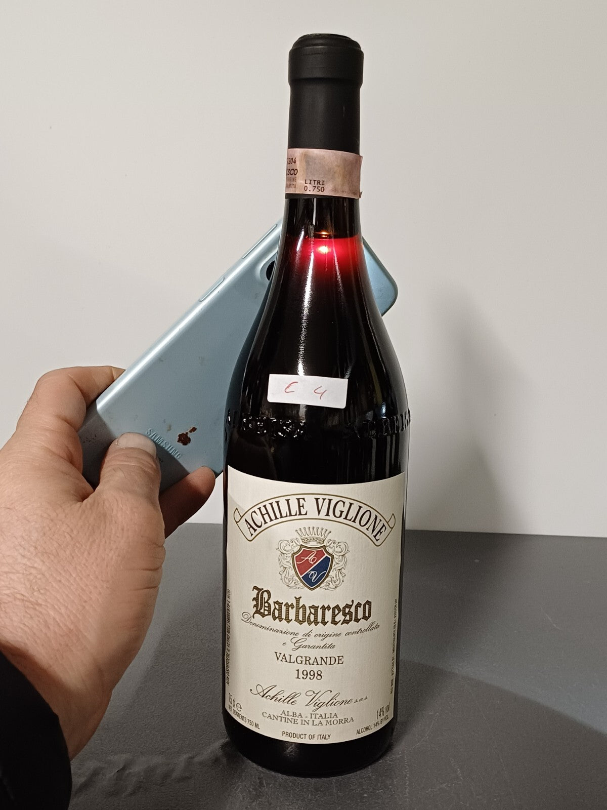 Barbaresco Achille Viglione 1998 Valgrande bott...75 cl 14%