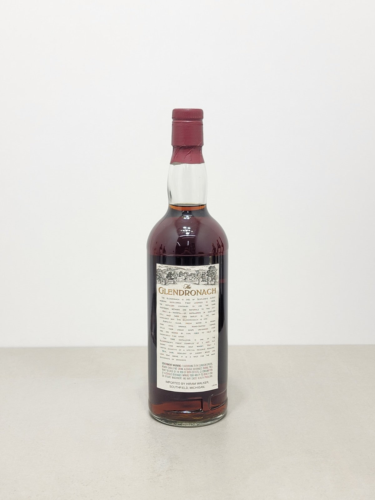 Whisky Glendronach 25 years 1968 Imbott.1993 Single Highland Malt 75 cl 43%