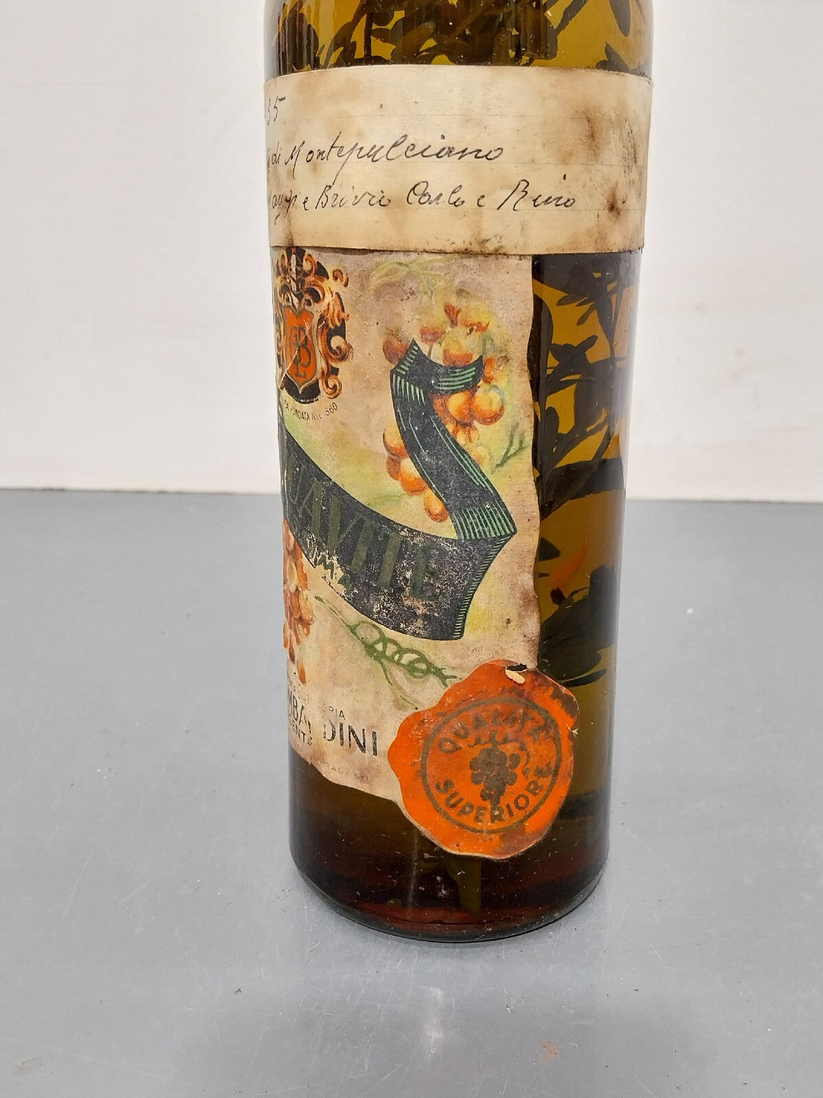 Grappa 1944/47 G. B Lombardini Acquavite Sigillo Reale bott 1 litro