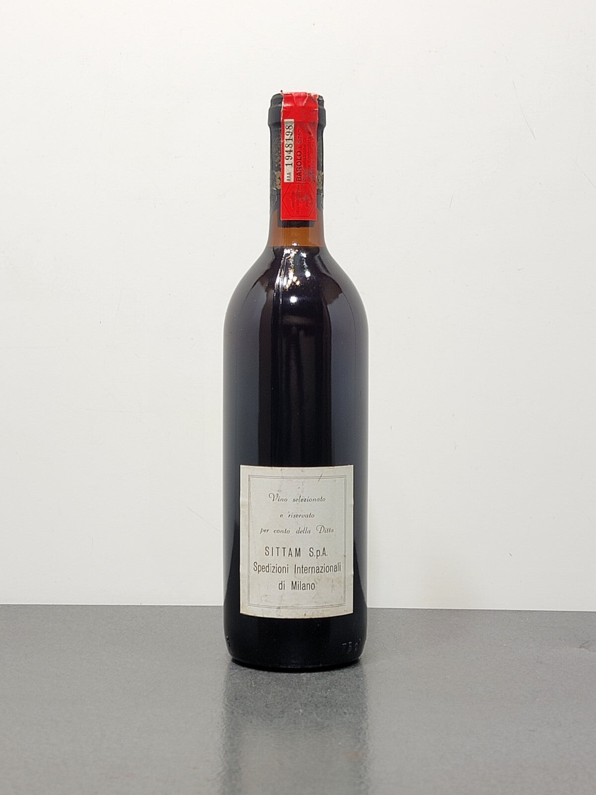 Barolo Cantina della Porta Rossa 1980 Di Berzia & Rizzi bott.75 cl 13.5%
