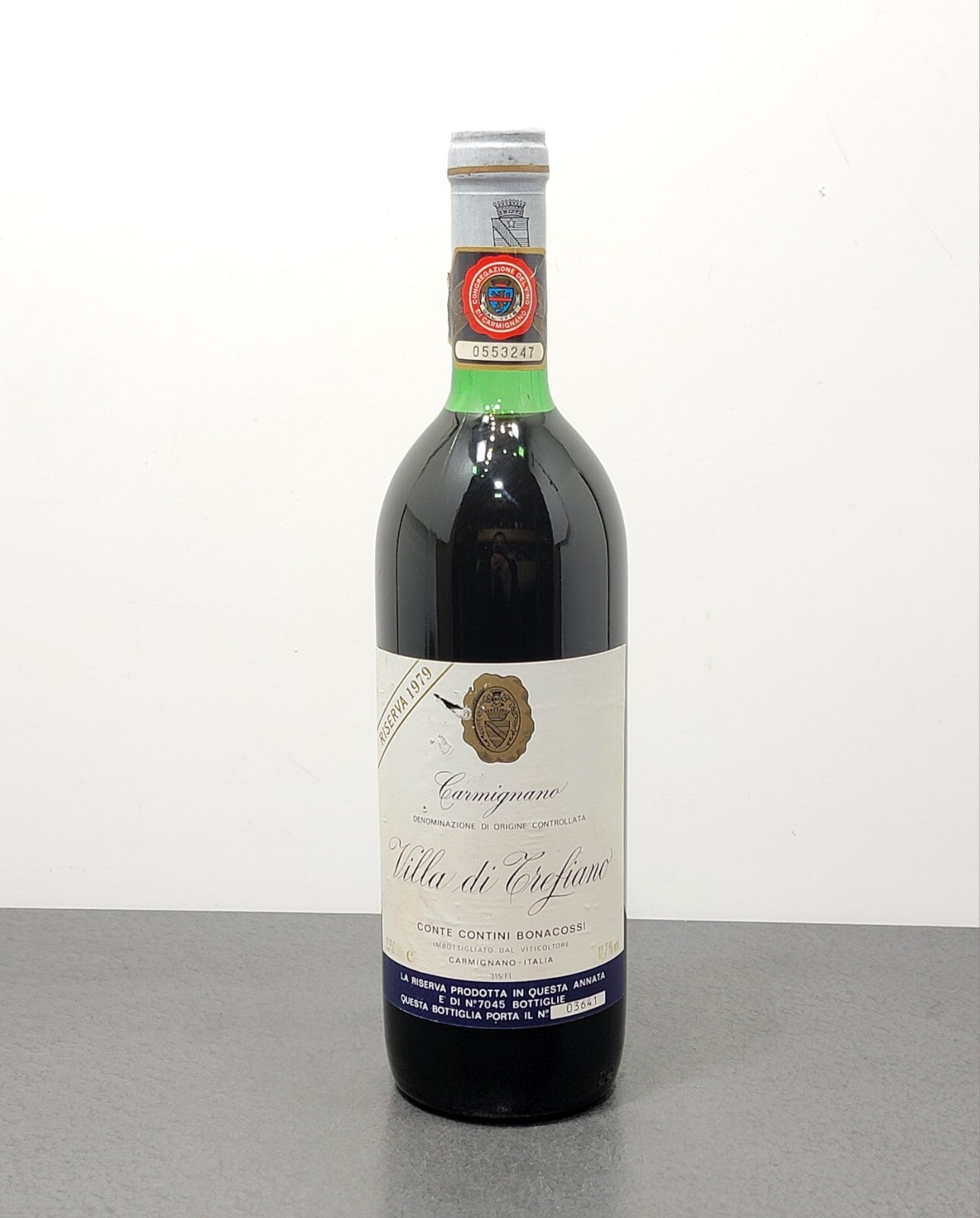 Villa Di Trefiano Riserva 1979 Carmignano Conte Contini Bonacossi 75 cl 12.7%