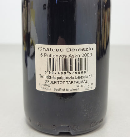 Tokaji Chateau Dereszla 2000 Aszu 5 Puttonyos bott. 50 cl 12,5%