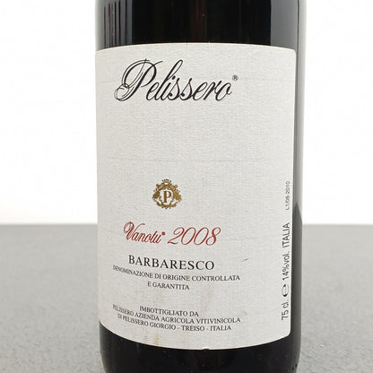 Barbaresco Pelissero 2008 Vanotu bott. 75 cl 14%