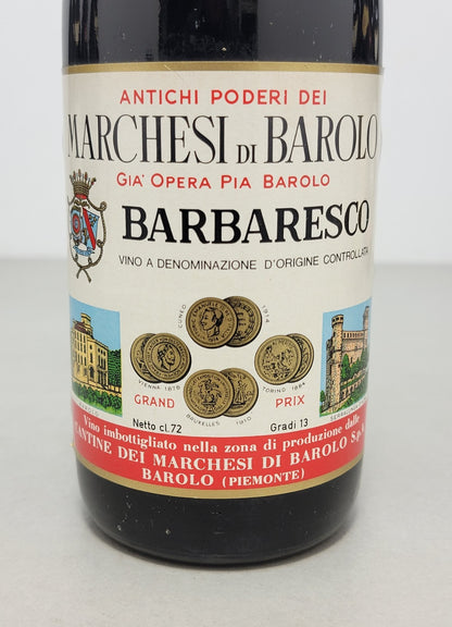Barbaresco Marchesi 1968 bott. 72 cl 13%