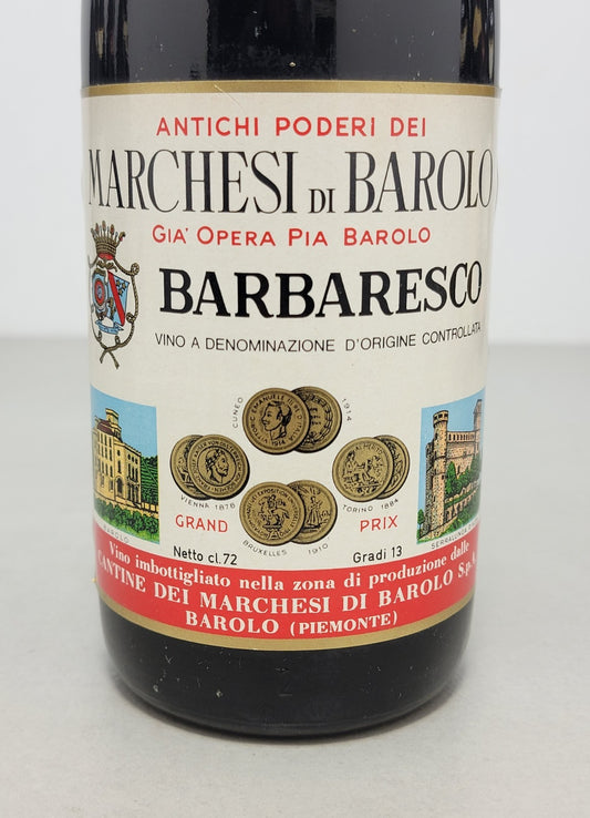 Barbaresco Marchesi 1968 bott. 72 cl 13%