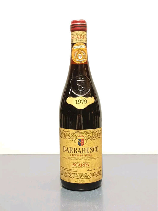 Barbaresco 1979 Scarpa I Tetti Di Neive bott. 75 cl