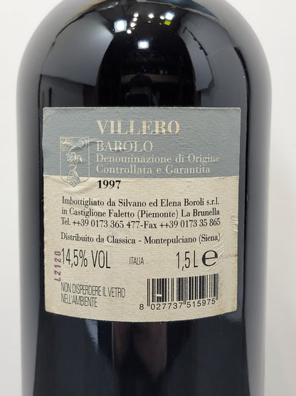 Barolo Villero Boroli Magnum 1997 Cascina La Brunella Castiglione Falletto 1.5lt