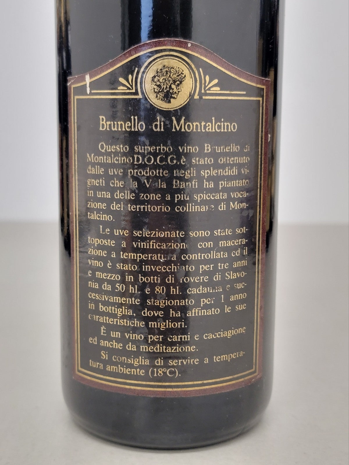 Brunello Di Montalcino Banfi 1982 bott. 75 cl 13%