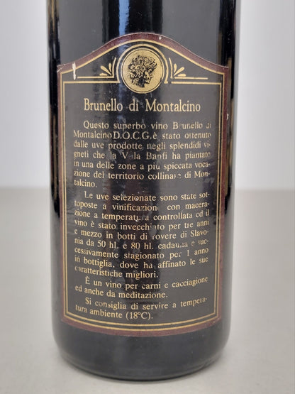 Brunello Di Montalcino Banfi 1982 bott. 75 cl 13%