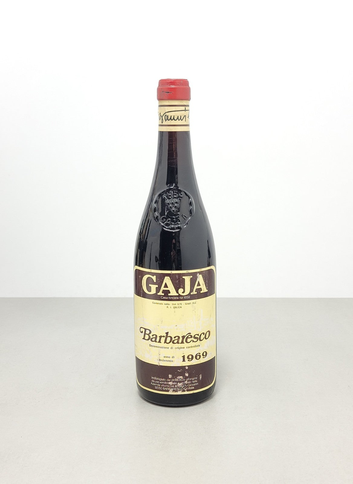 Gaja Barbaresco 1969 Vino Rosso bott.72 cl 13.2%