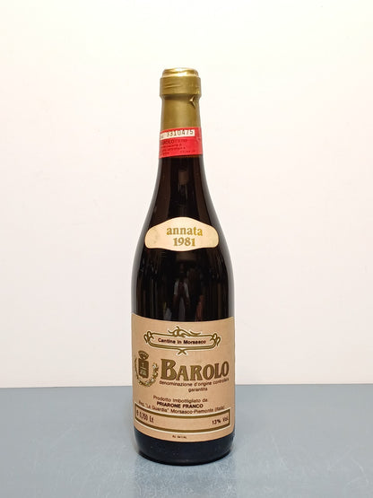 Barolo Priarone Franco 1981 Morsasco bott.75 cl 13%