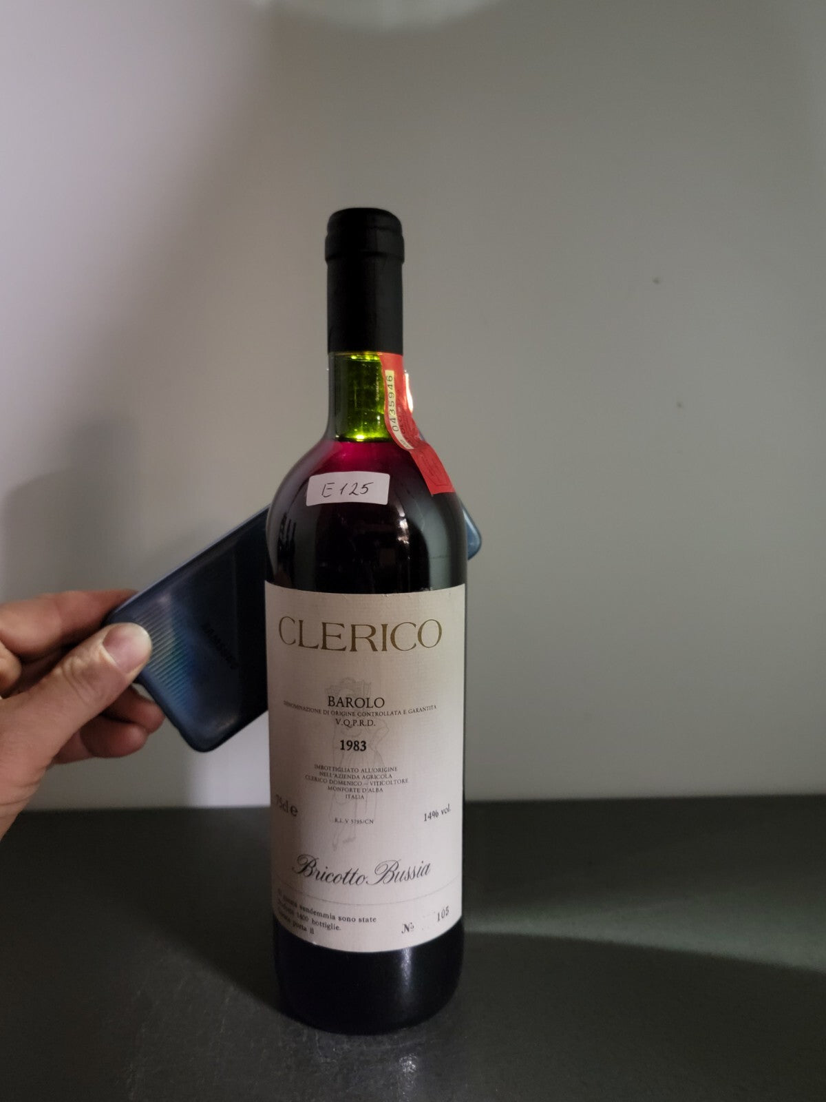 Barolo Domenico Clerico 1983 Bricotto Bussia Monforte D'alba bott.75 cl 14%