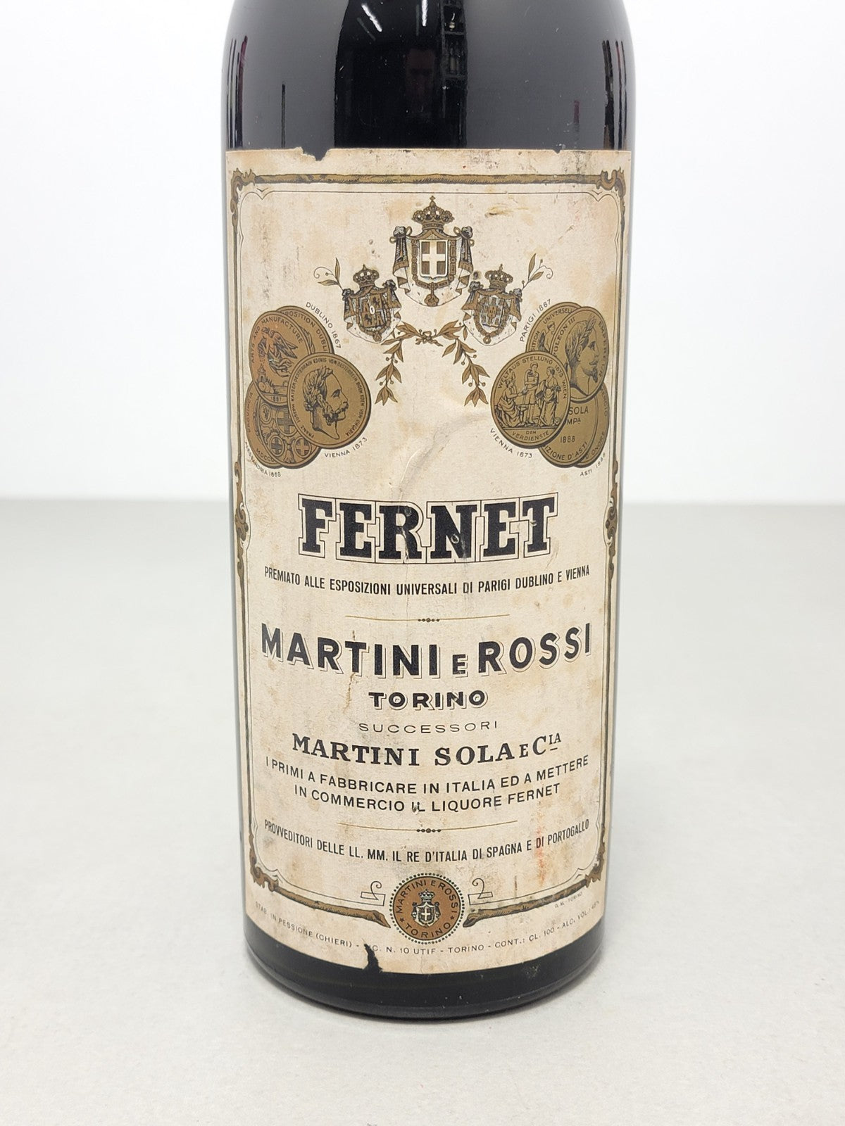 Fernet Martini & Rossi 1960s Martini Sola bott. 1 litro 45%