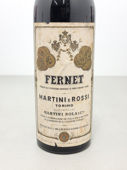 Fernet Martini & Rossi 1960s Martini Sola bott. 1 litro 45%