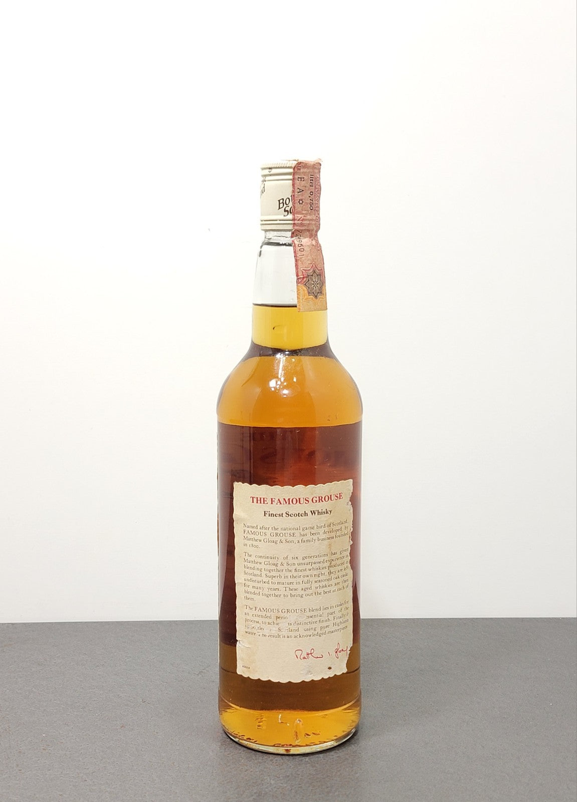 Whisky Famous Grouse 1970s Finest Scotch Whisky bott.75 cl 43%