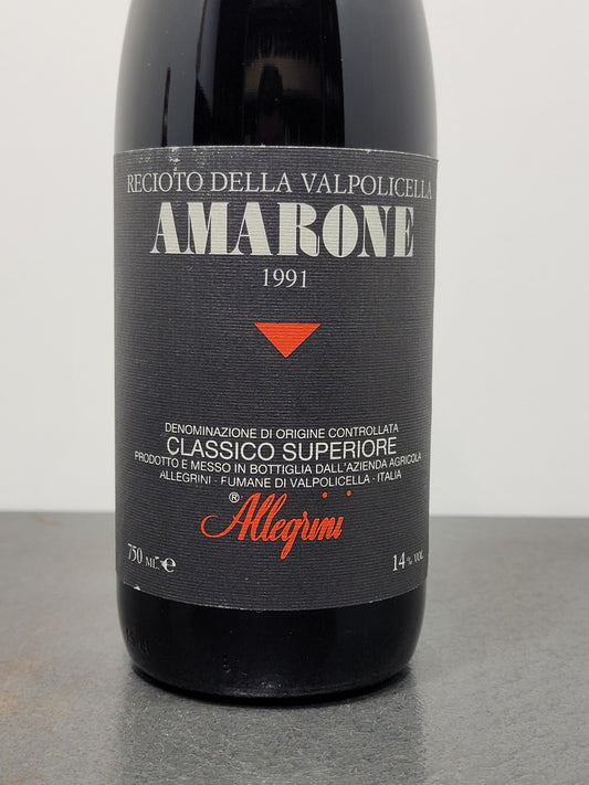 Amarone Allegrini 1991 Recioto Della Valpolicella Classico bott. 75 cl 14.%