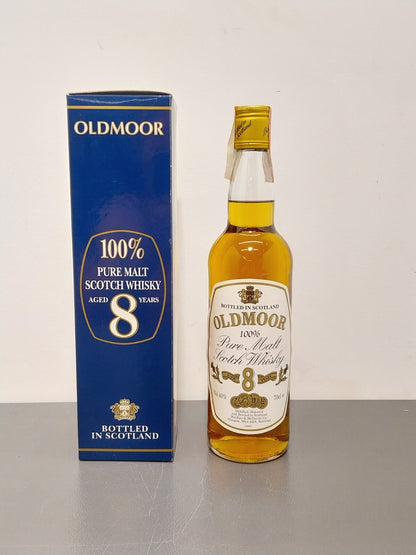 Whisky Oldmoor 8 years 1980s Pure Malt bott. 70 cl 40%