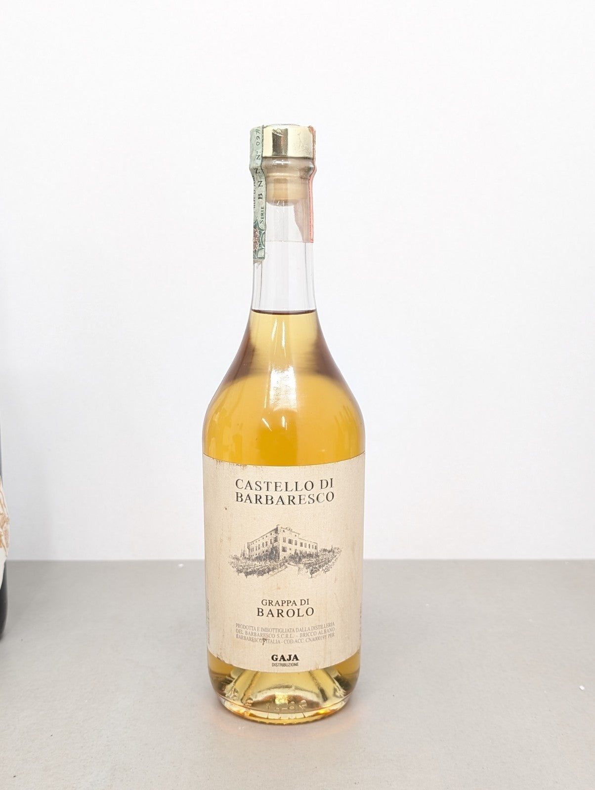 Gaja Grappa di Barolo, Castello Di Barbaresco. 1990/2000 Cl 70, 42%