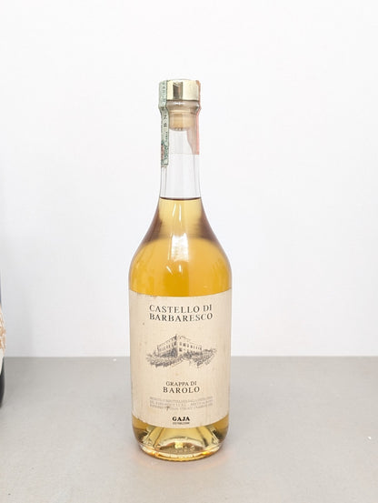 Gaja Grappa di Barolo, Castello Di Barbaresco. 1990/2000 Cl 70, 42%