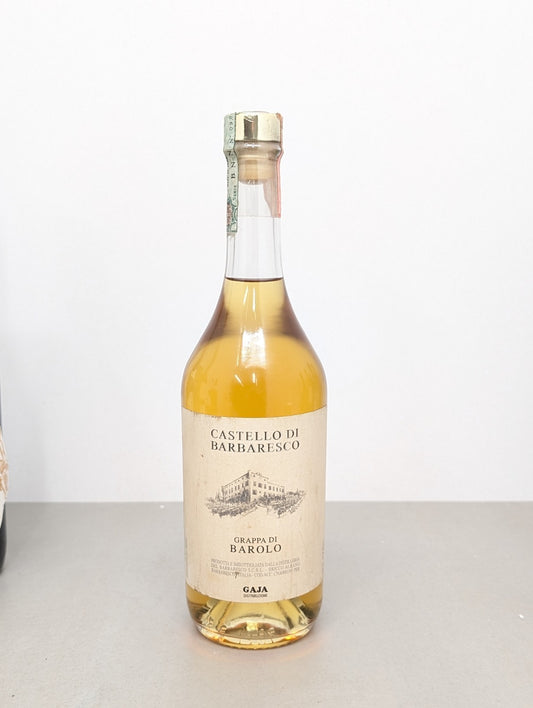 Gaja Grappa di Barolo, Castello Di Barbaresco. 1990/2000 Cl 70, 42%