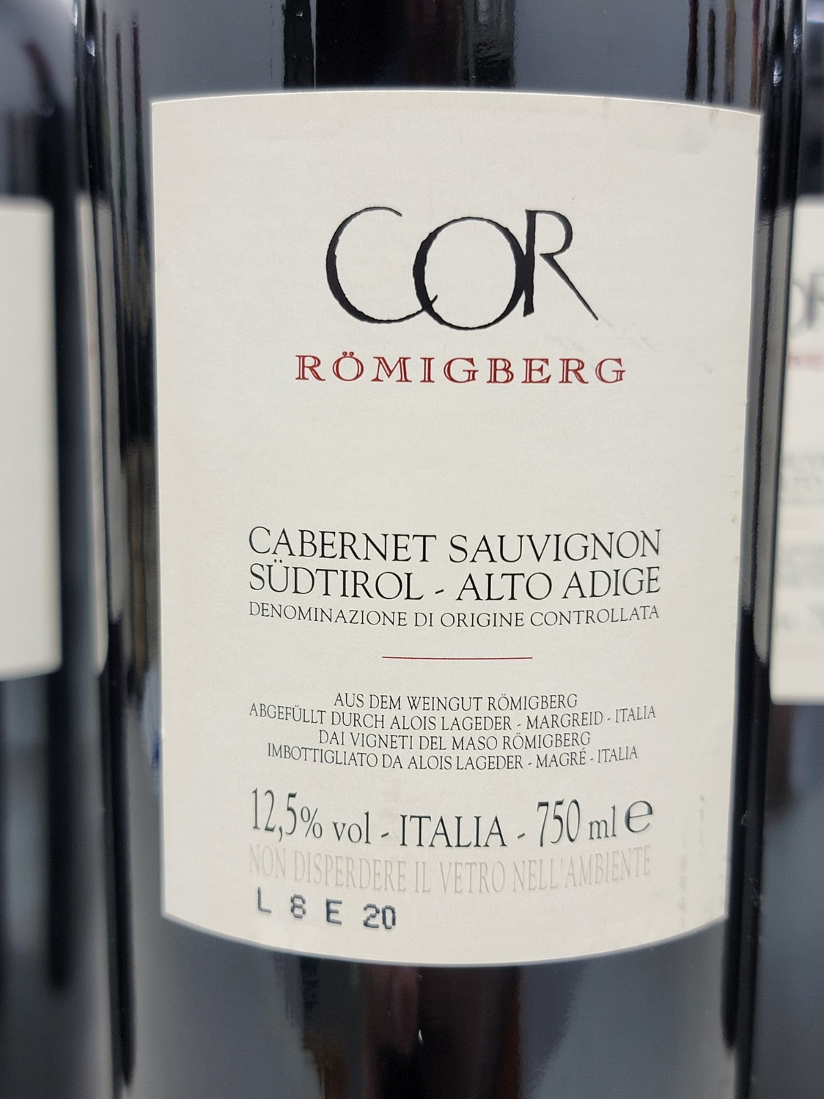 Alois Lageder Cor Romigberg 1994 Alto Adige Cassa in Legno 6 bottle 75 cl 12,5%