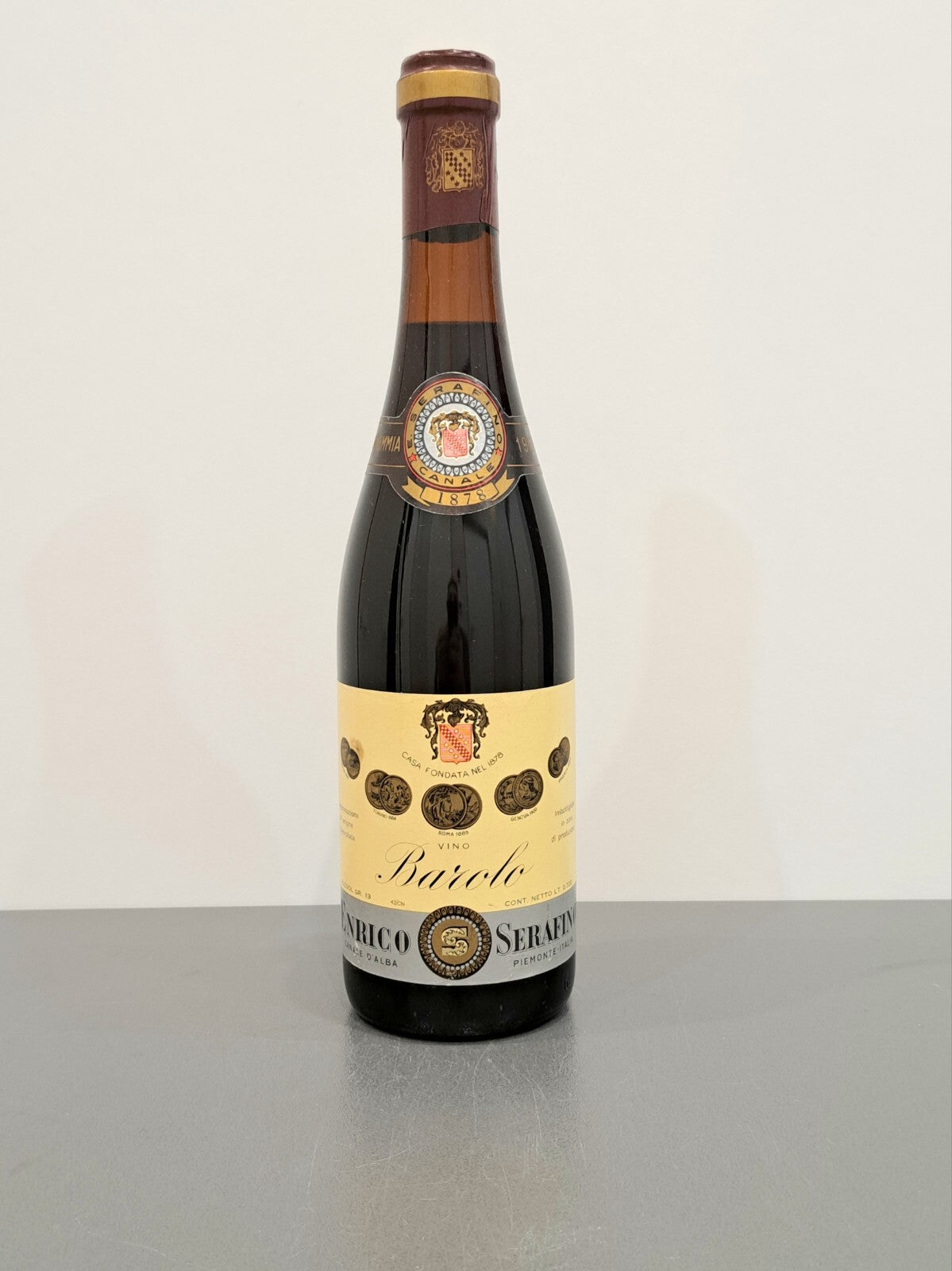 Barolo 1961 Enrico Serafino bott. 72 cl 13°