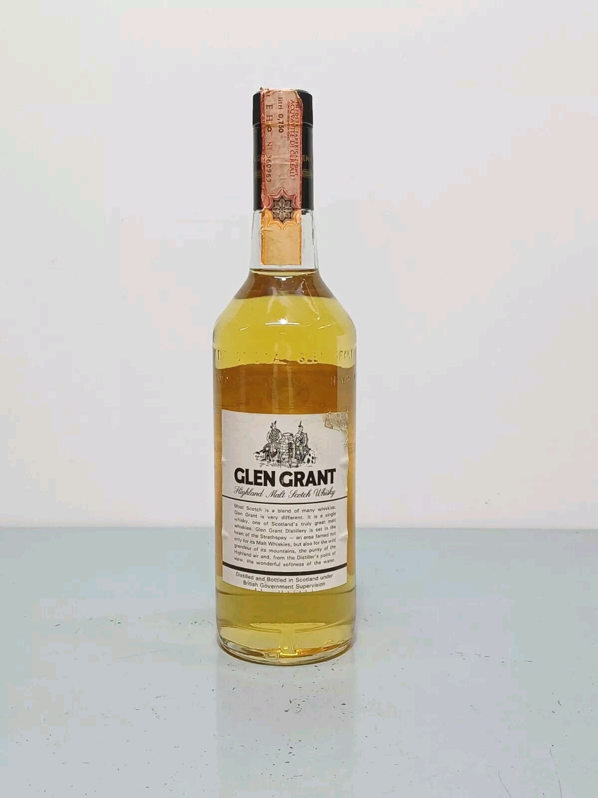 Whisky Glen Grant 5 years 1977 Pure Malt bott.75 cl