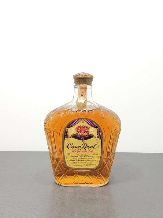 Whisky Crown Royal 10 years 1973 Joseph & Seagram Blended Canadian 75 cl 40%