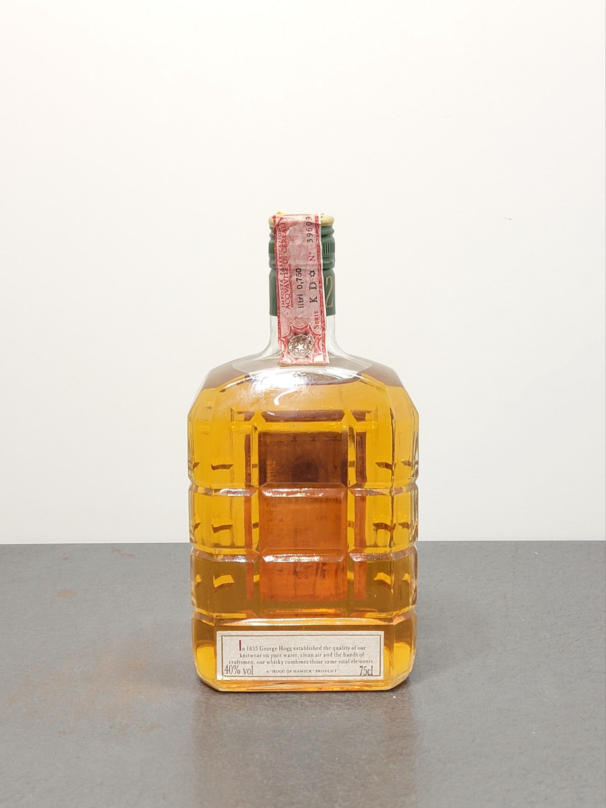 Whisky George Hogg 12 Years Old 1980s Finest Malt Scotch Whisky bott. 7540%