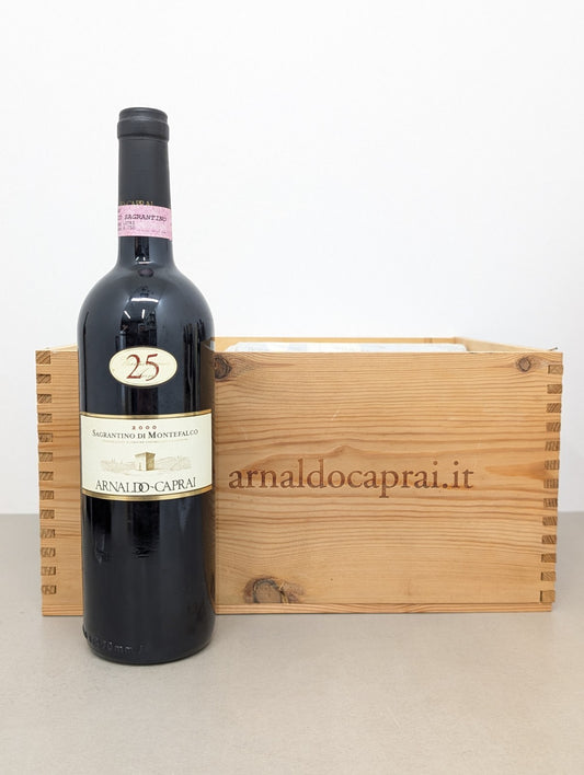 Sagrantino Montefalco 2000, Arnaldo Caprai 25 anni Cassa con 6 bott.