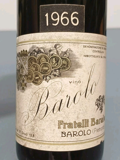 Barolo 1966 Fratelli Barale Piedmont, Italy bott.0.72 cl