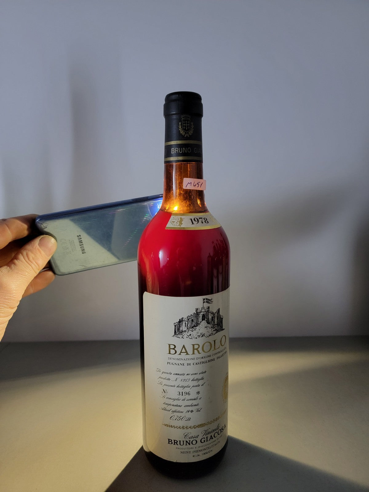 Barolo Bruno Giacosa 1978 Castiglione Falletto Neive bott.75 cl 14%