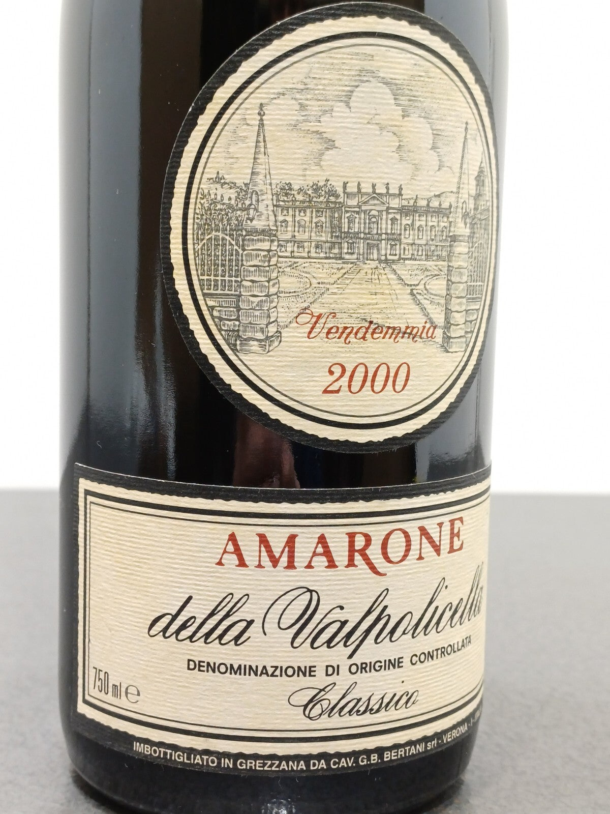 Amarone Bertani 2000 Amarone  della Valpolicella Classico bott..75 Cl 15%