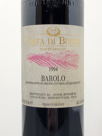 Barolo Costa di Bussia 1994 Tenuta Arnulfo Riserva Bussia bott. 75 cl 13.5%