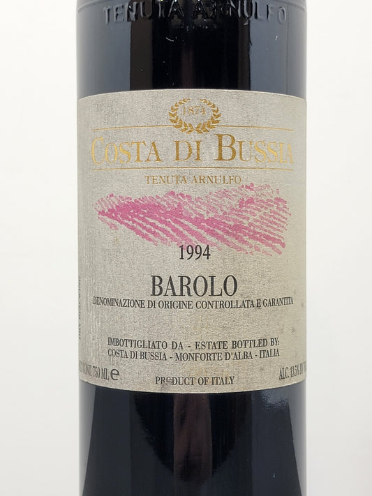 Barolo Costa di Bussia 1994 Tenuta Arnulfo Riserva Bussia bott. 75 cl 13.5%