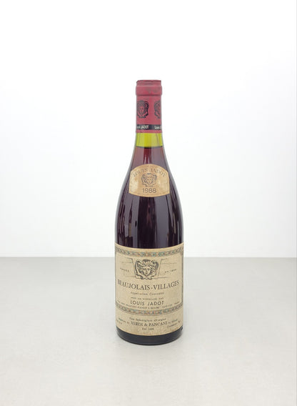Beaujolais Villages Louis Jadot 1988 bott. 75 cl 12.9%