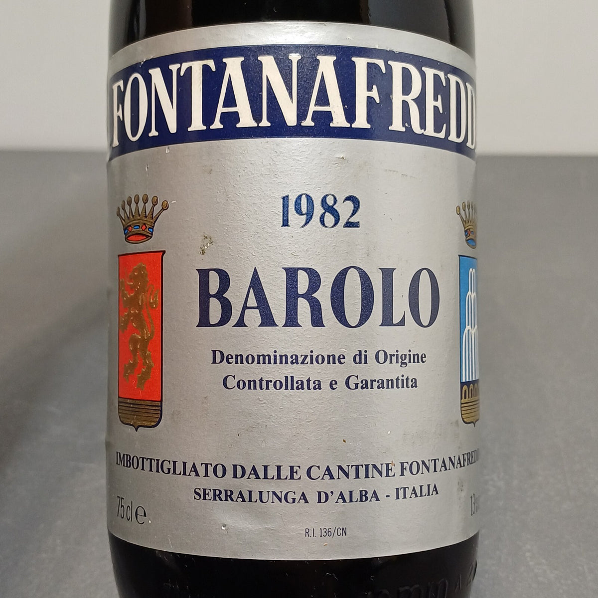 Barolo 1982 Fontanafredda Serralunga D'Alba bott. 75 cl 13%