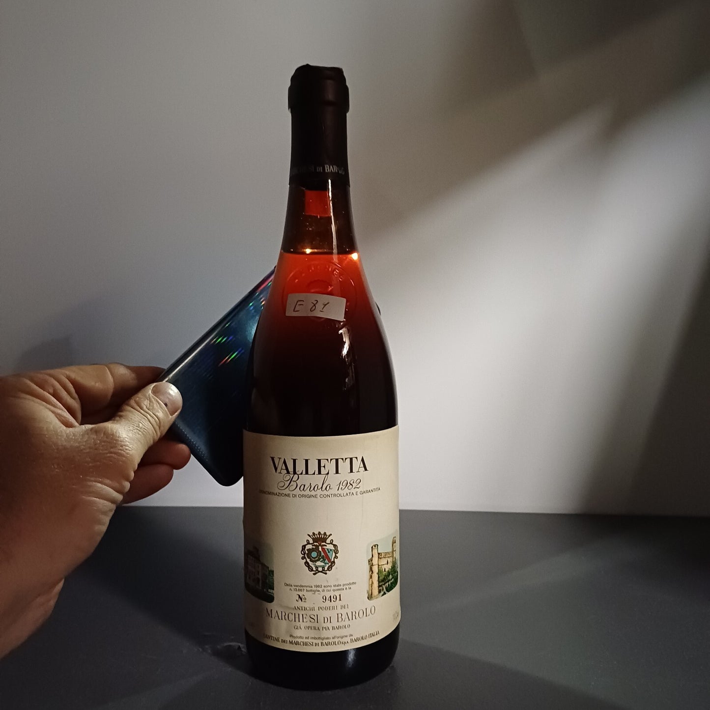Barolo Marchesi Di Barolo 1982 Valletta Cannubi bott.75 cl 14%