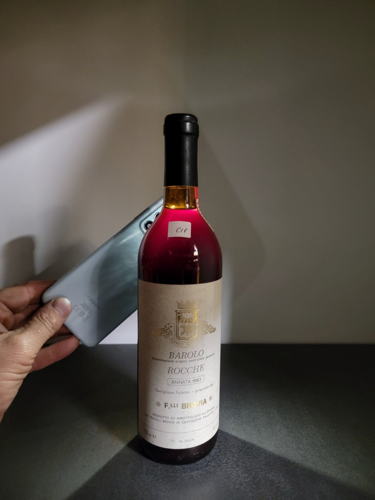 Barolo Rocche Fratelli Brovia 1983 Castiglione Falletto bott. 75 cl 13.5%