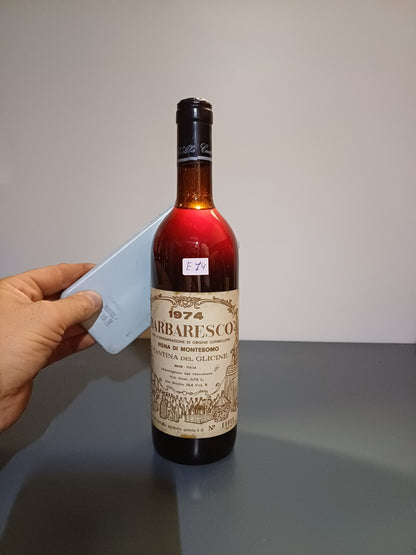 Barbaresco Cantina Del Glicine 1974 Vigna Montesomo bott..72 cl 13.4%
