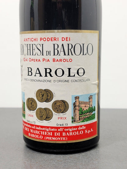 Barolo Marchesi di Barolo 1962 bott.72 cl 13%
